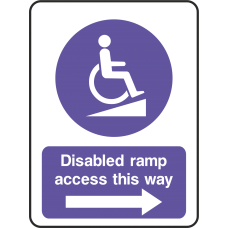 Disabled Ramp Arrow Right